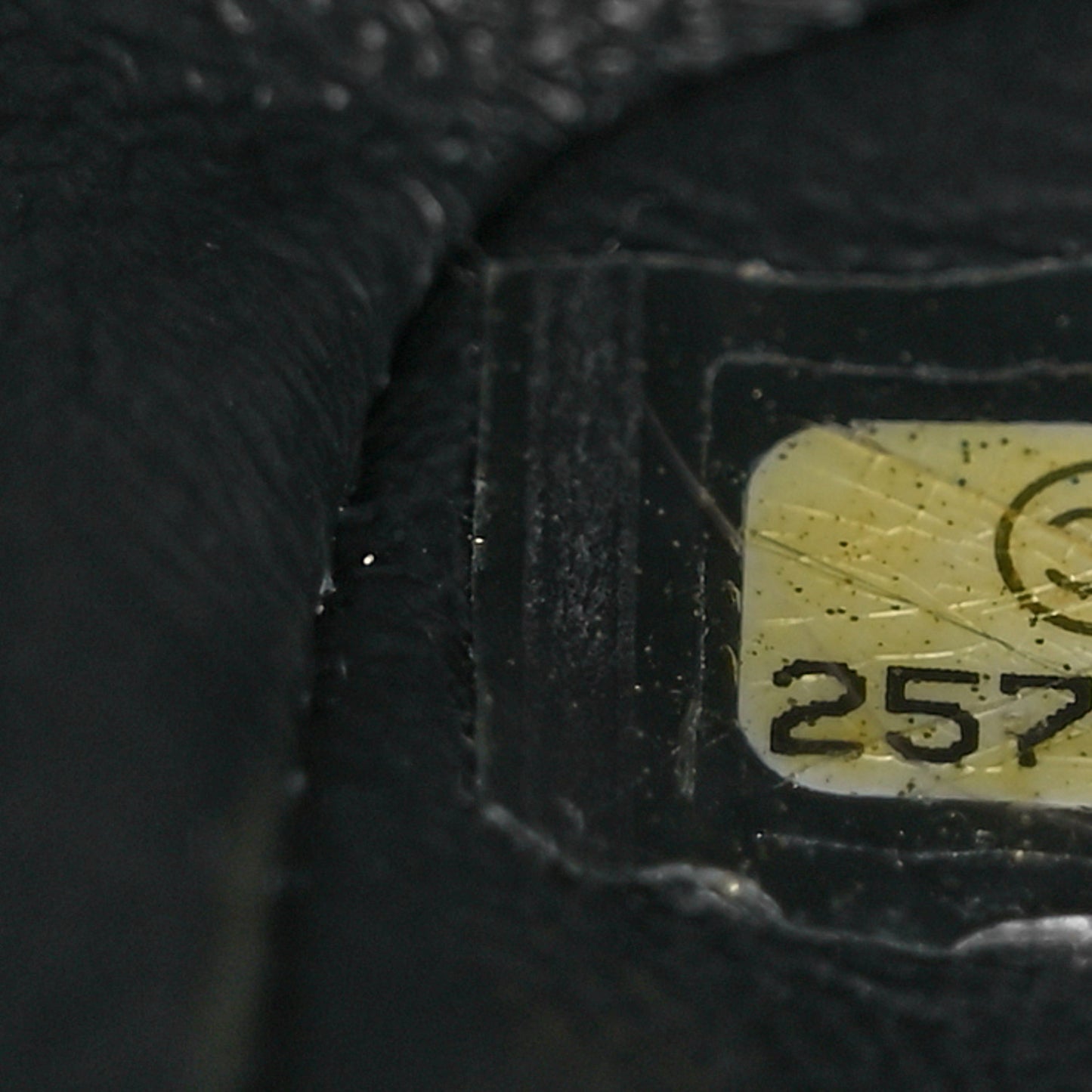 Metallic Caviar Quilted Mini Rectangular Flap Dark Grey