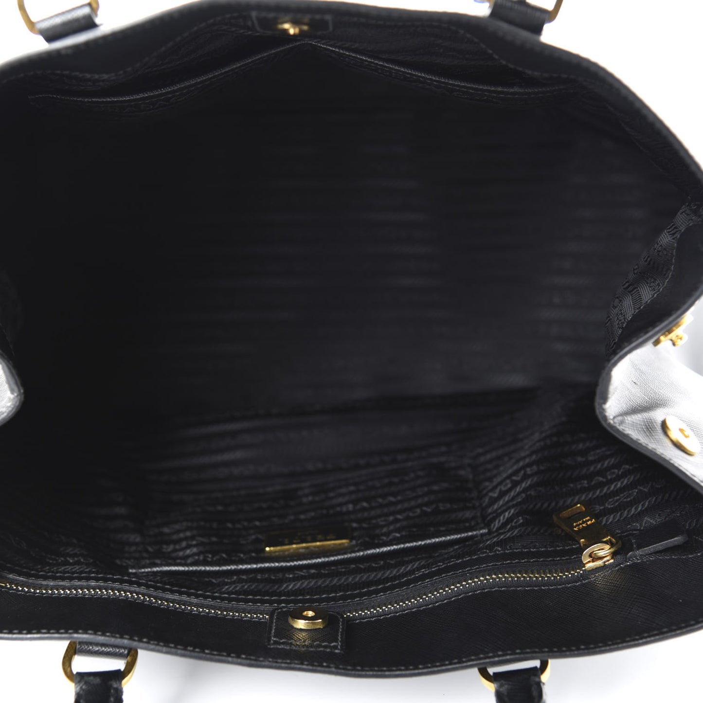 Saffiano Lux Large Tote Black