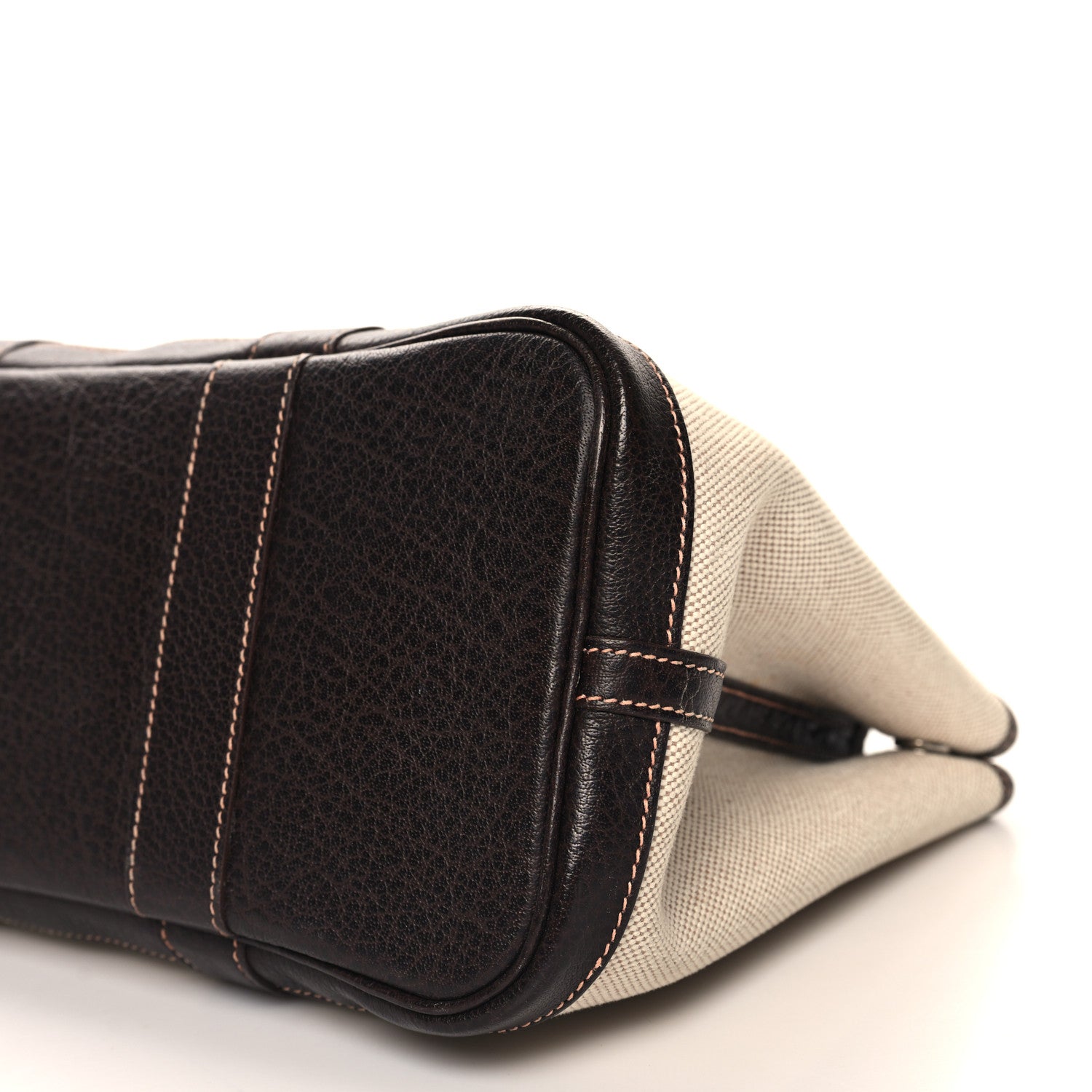 Hermes Buffle Skipper Toile Garden Party 30 TPM Marron Fonce 9 of 10