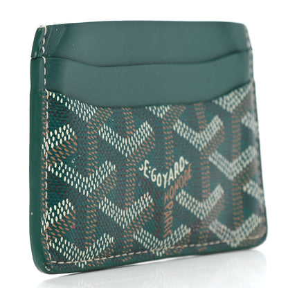 Goyard Goyardine Saint Sulpice Card Holder Green 3 of 8