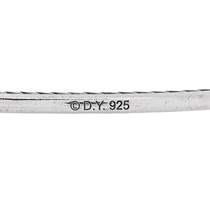 David Yurman Sterling Silver Classics Cable Bangle Bracelet 3 of 3