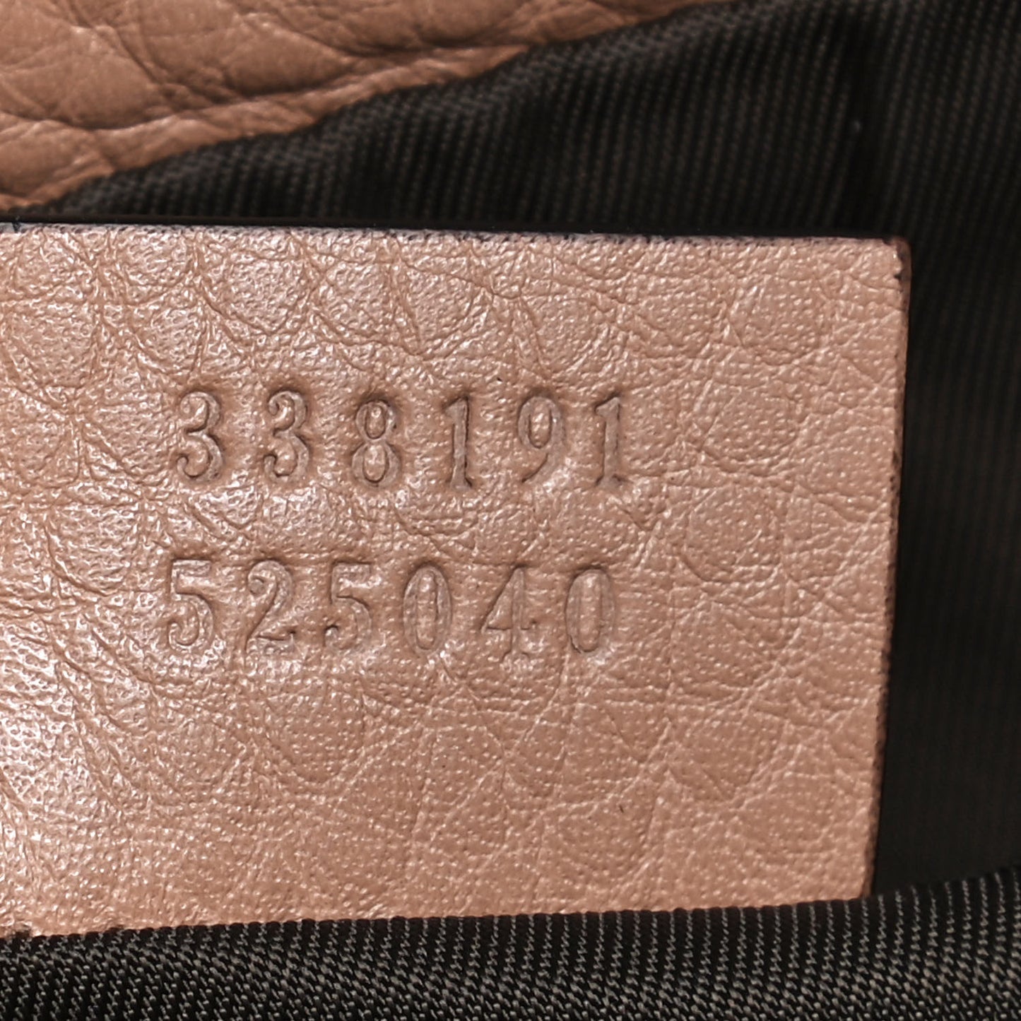 Pebbled Calfskin Soho Cosmetic Case Camelia