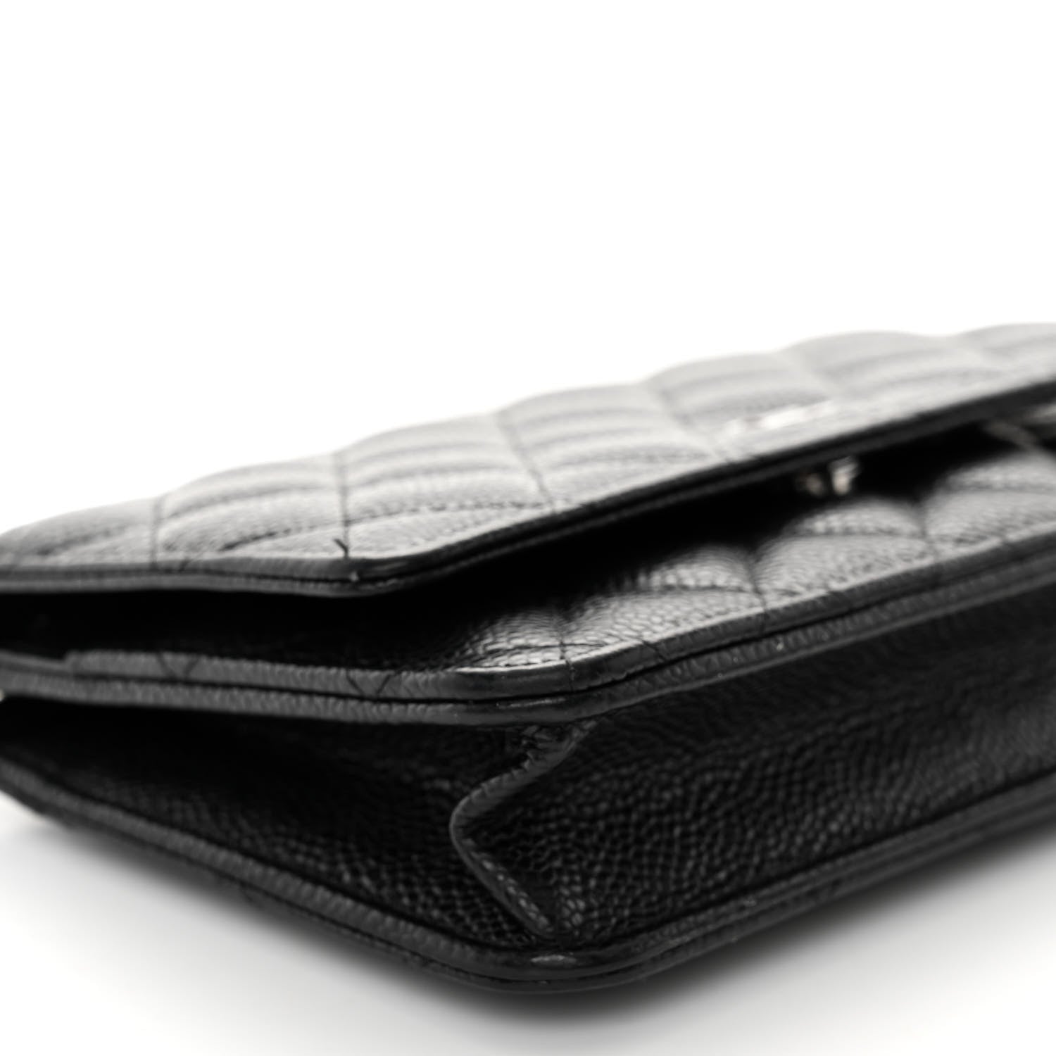 Chanel Caviar Quilted Wallet on Chain WOC Black 10 of 12