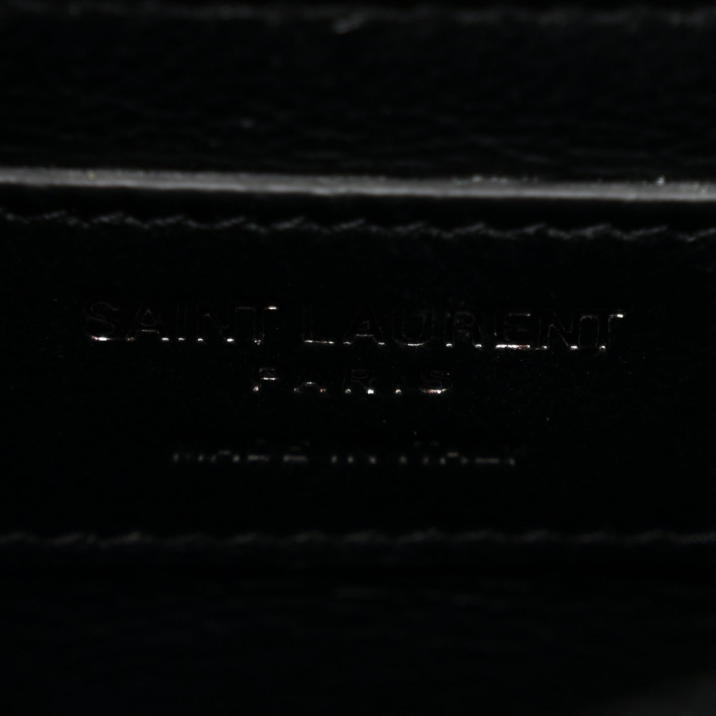 Calfskin Y Quilted Monogram Monochrome Small Loulou Chain Satchel Black