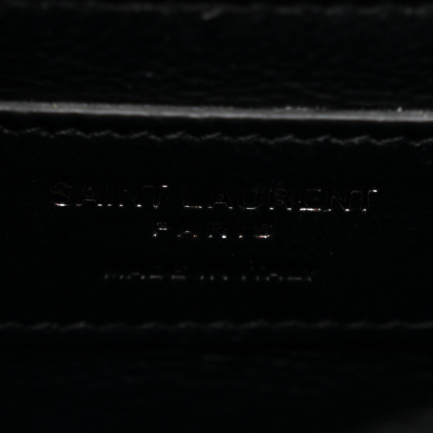 Saint Laurent Calfskin Y Quilted Monogram Monochrome Small Loulou Chain Satchel Black 6 of 14