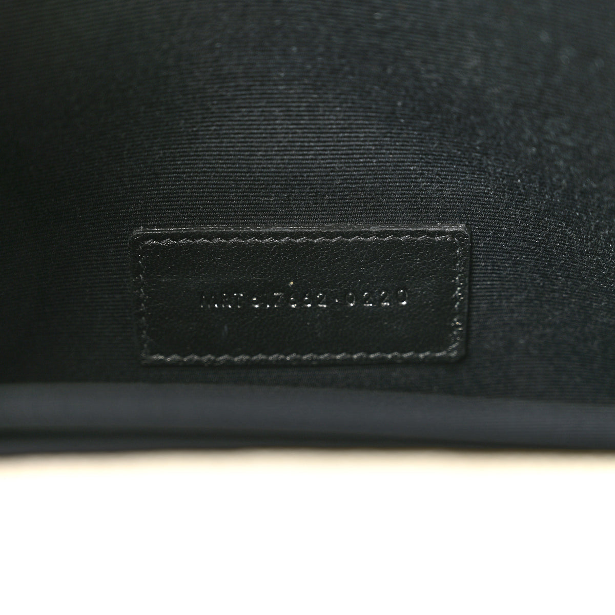 Saint Laurent Grain De Poudre Matelasse Chevron Monogram Envelope Clutch Crema Soft 7 of 12