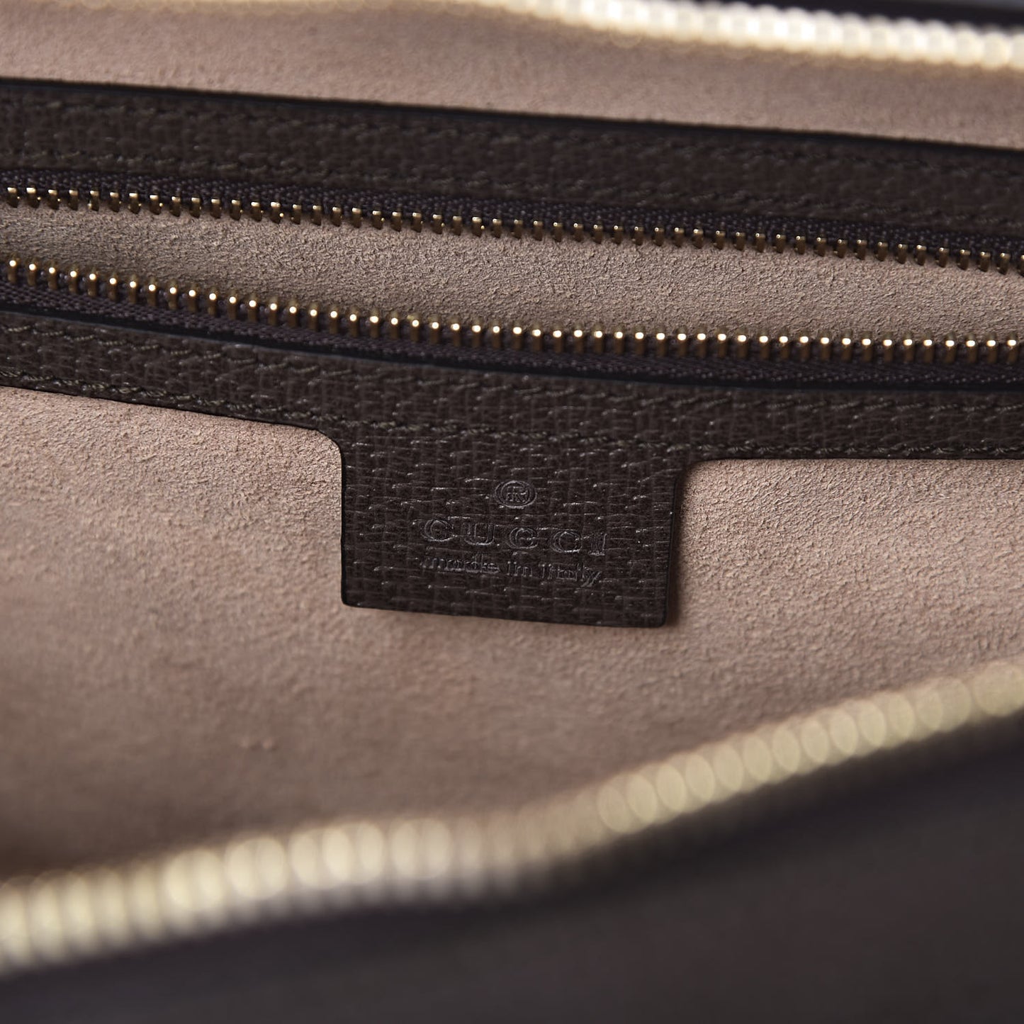 GG Supreme Monogram Web Small Ophidia Top Handle Shoulder Bag Brown