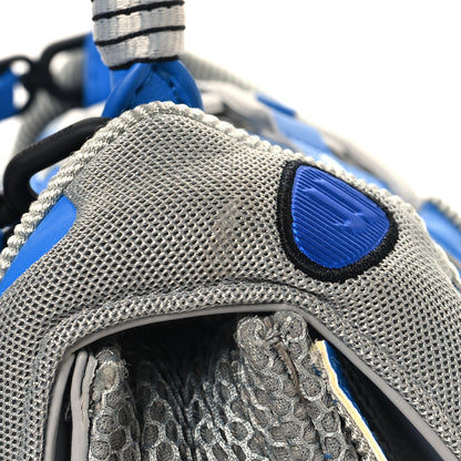 Balenciaga Faux Calfskin Fabric Small Sneakerhead Top Handle Bag Blue Grey 11 of 11