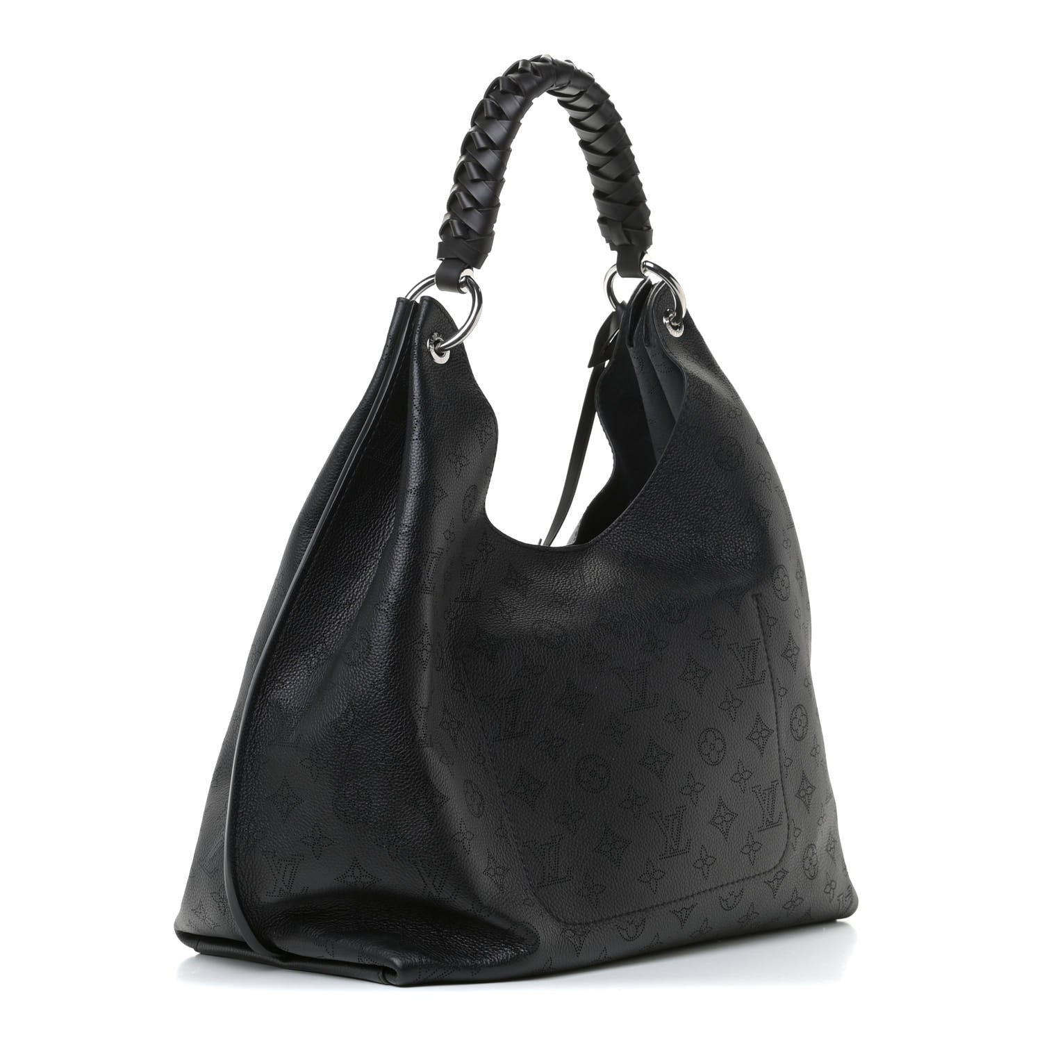 Louis Vuitton Mahina Carmel Hobo Black 2 of 9