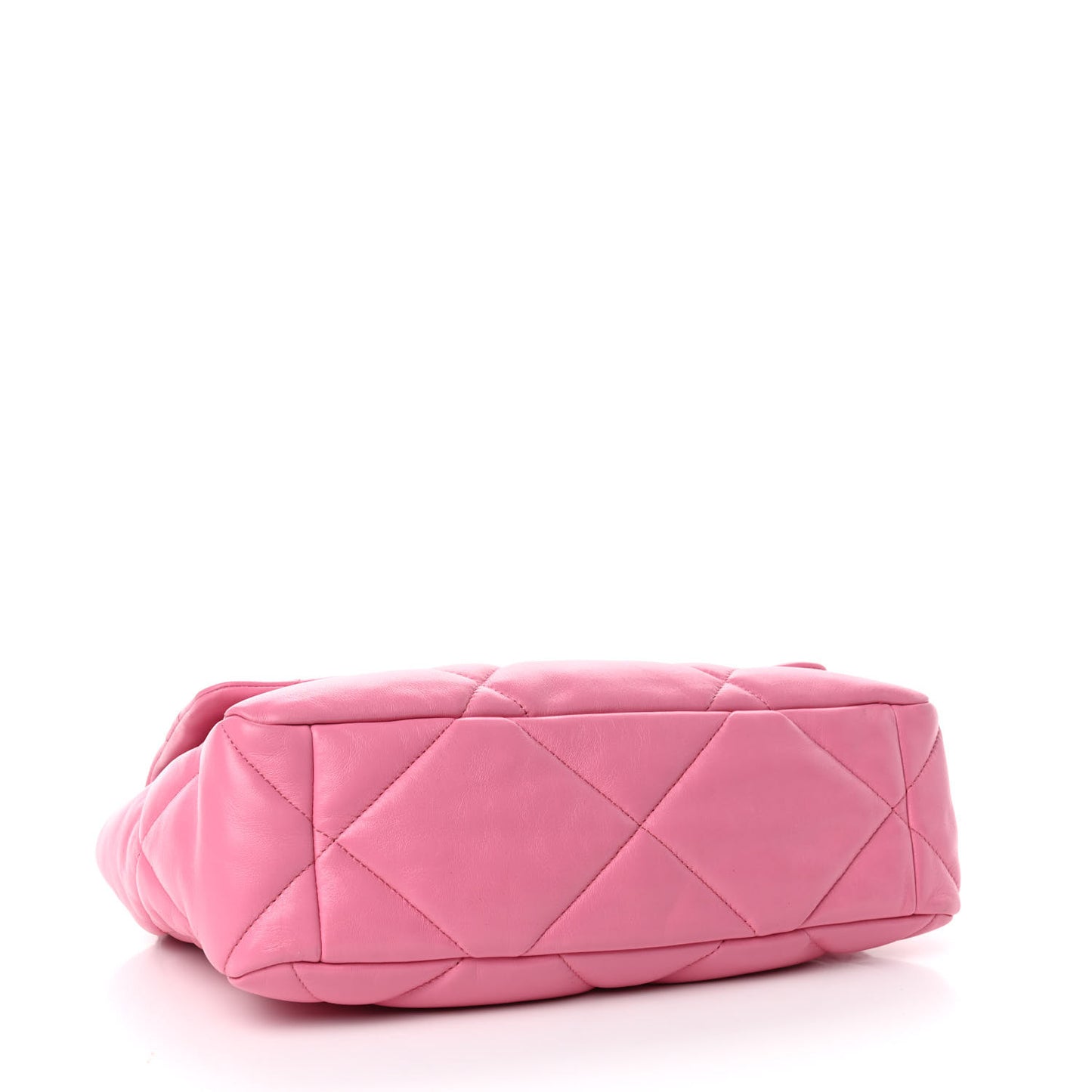 Lambskin Quilted Large Chanel 19 Flap Pink