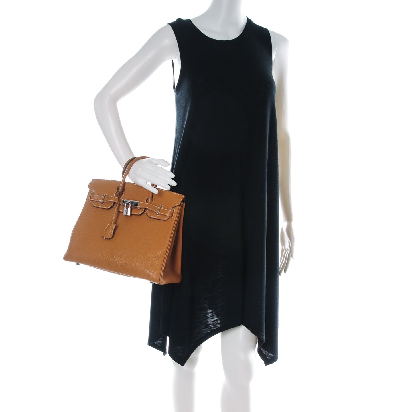 Chevre De Coromandel HAC Birkin 28 Caramel