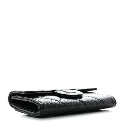 Chanel Caviar Quilted Flap Card Holder Wallet Black 4 of 9