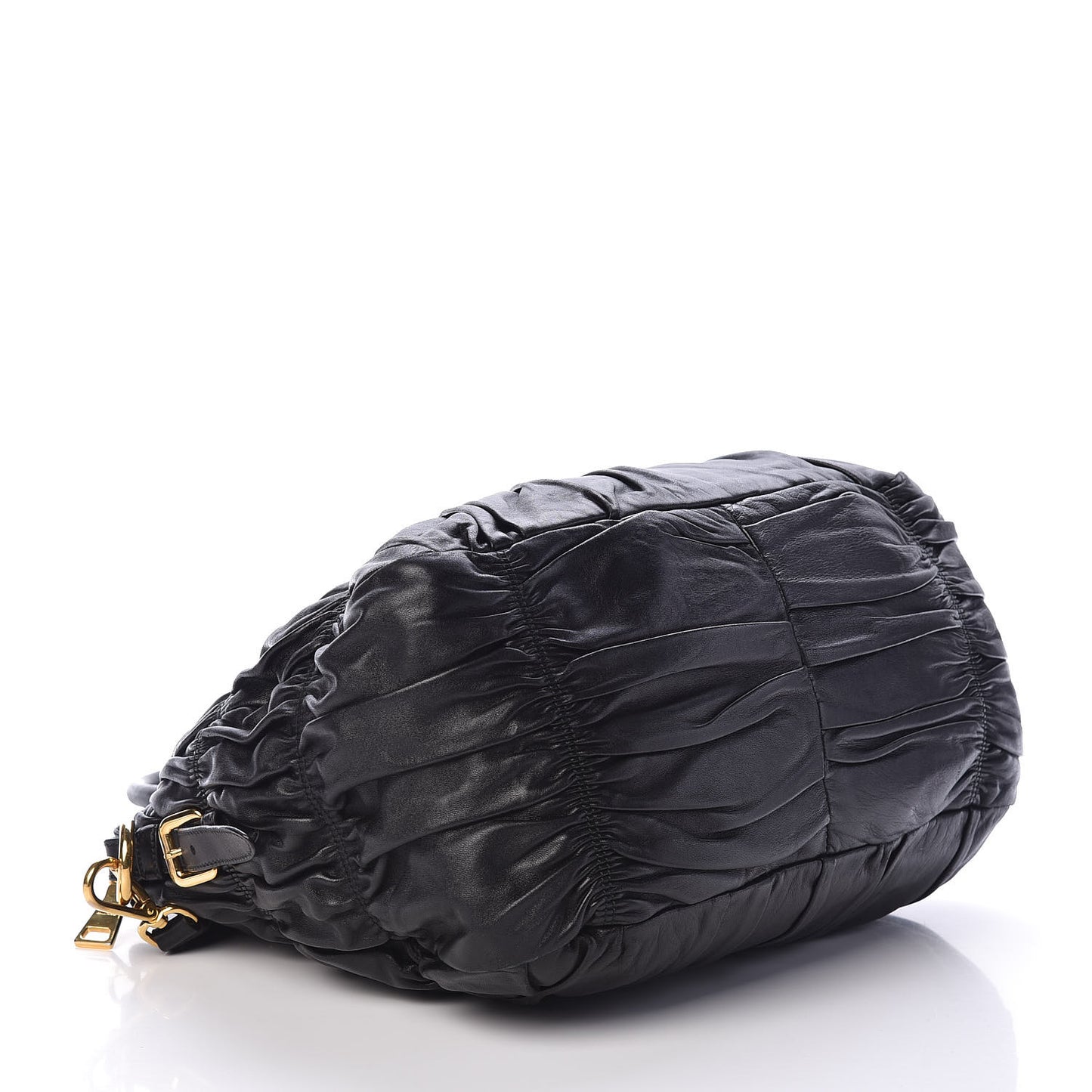 Nappa Gaufre Tote Black