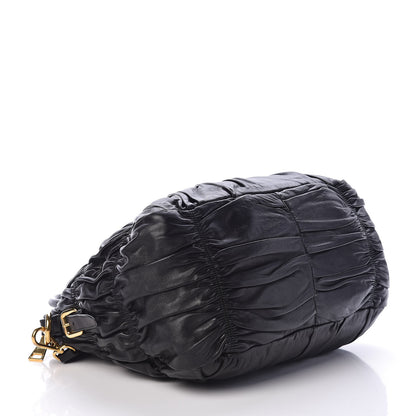 Prada Nappa Gaufre Tote Black 4 of 9