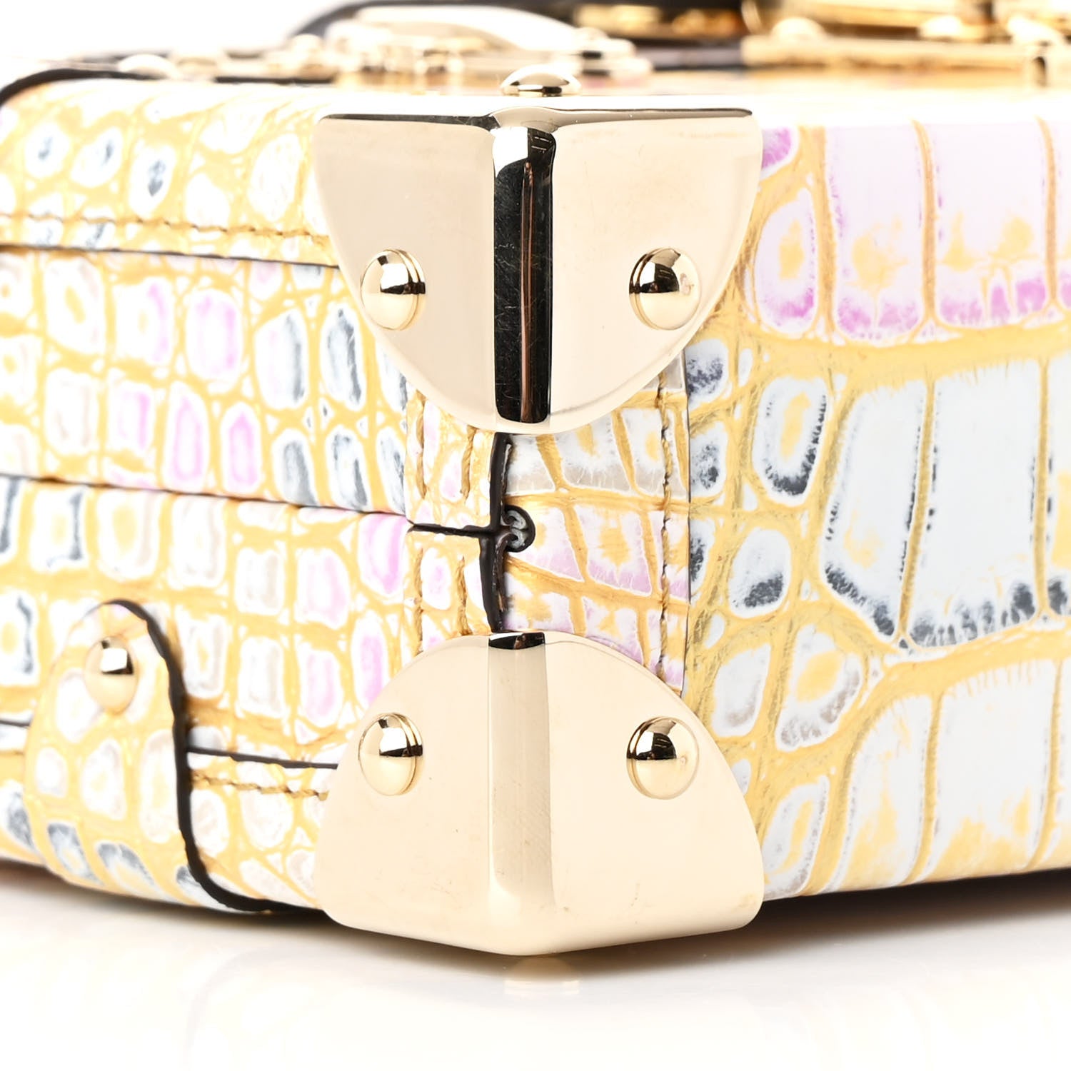 Louis Vuitton Alligator Royal Garden Petite Malle 8 of 10