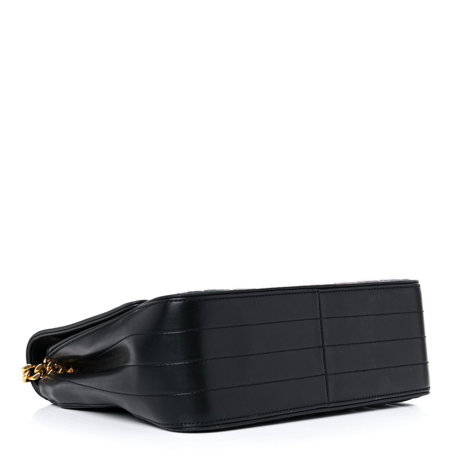 Saint Laurent Lambskin Matelasse Monogram Large Vicky Chain Bag Black 4 of 16