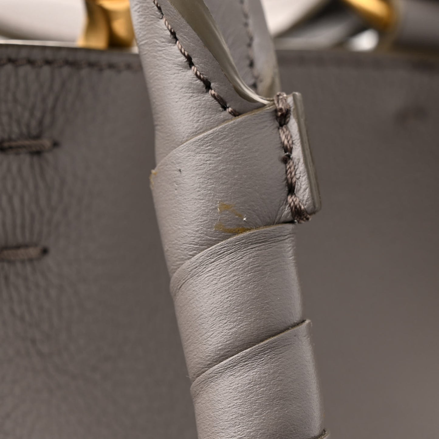 Calfskin Large Marcie Tote Cashmere Grey