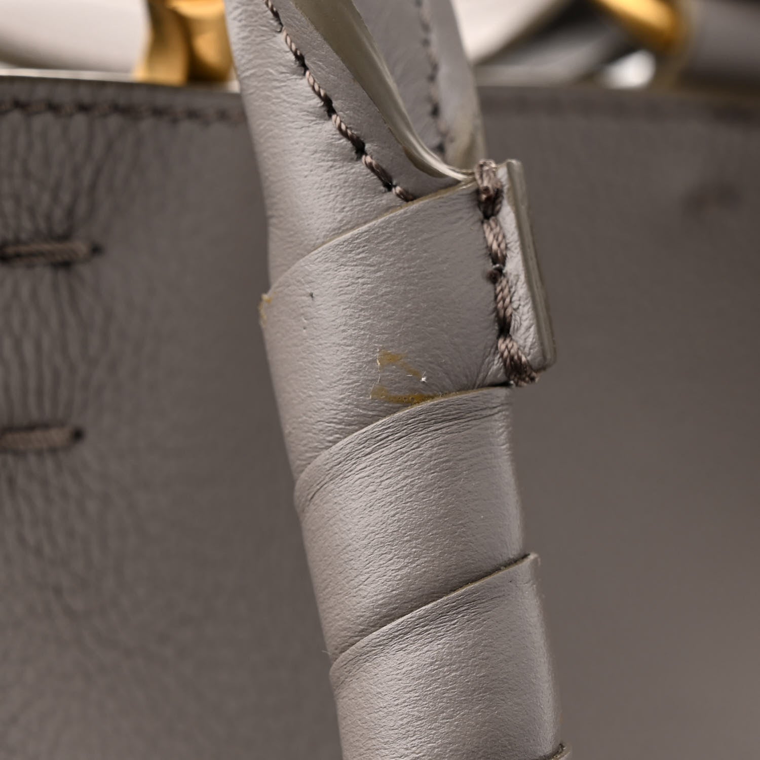 Chloe Calfskin Large Marcie Tote Cashmere Grey 12 of 13