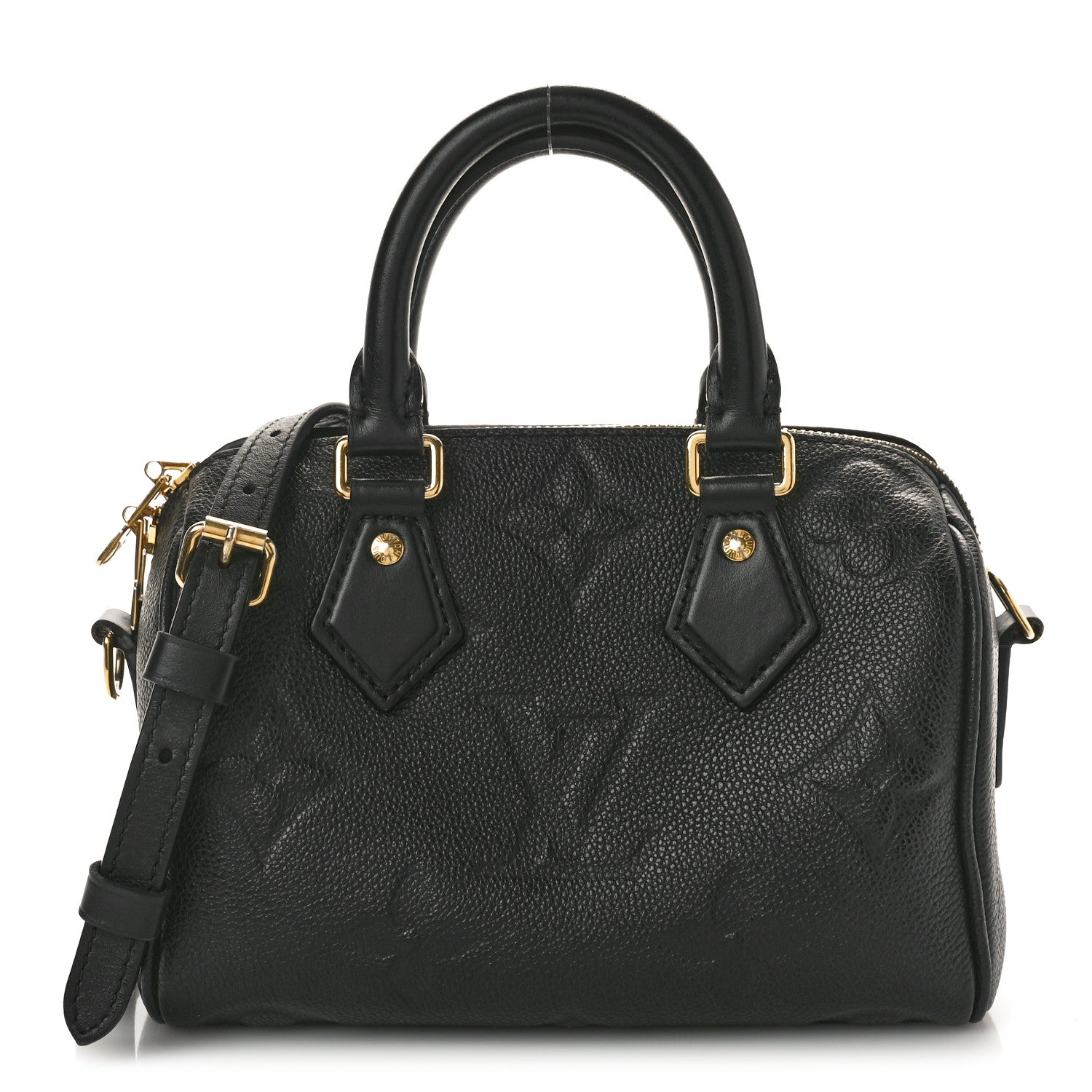 Louis Vuitton Empreinte Monogram Giant Speedy Bandouliere 20 Black 1 of 10