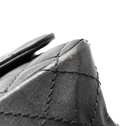 Chanel Metallic Sheepskin Quilted 2.55 Reissue Mini Flap Dark Silver 11 of 12