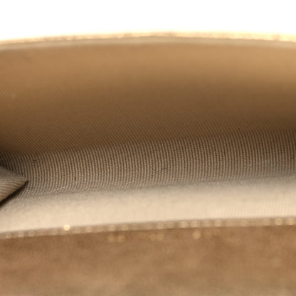 Chanel Metallic Lambskin Quilted Flap Card Holder Wallet Gold 6 of 13