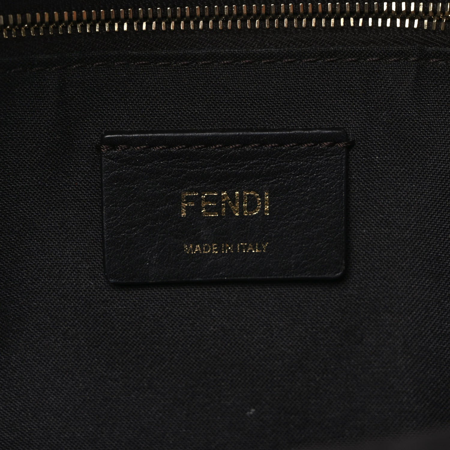 Fendi X FILA Glazed Fabric Vitello Century FF 1974 Mania Mini Backpack Mogano Panna Blueberry 6 of 9