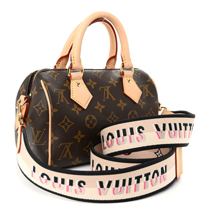 Louis Vuitton Monogram Speedy Bandouliere 20 Black 3 of 10