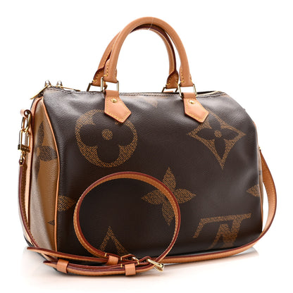 Louis Vuitton Reverse Monogram Giant Speedy Bandouliere 30 3 of 10