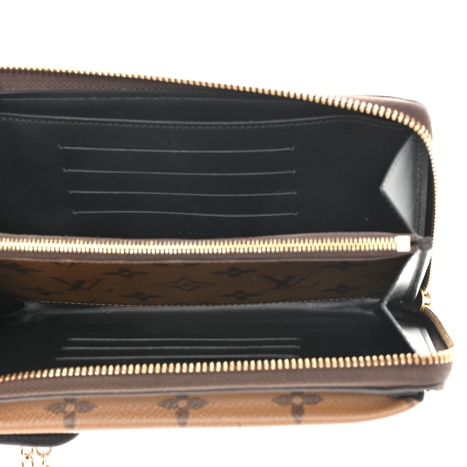Louis Vuitton Reverse Monogram Metis Vertical Zippy Wallet 5 of 13