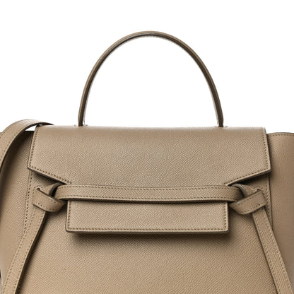 Celine Grained Calfskin Micro Belt Bag Light Taupe 14 of 14