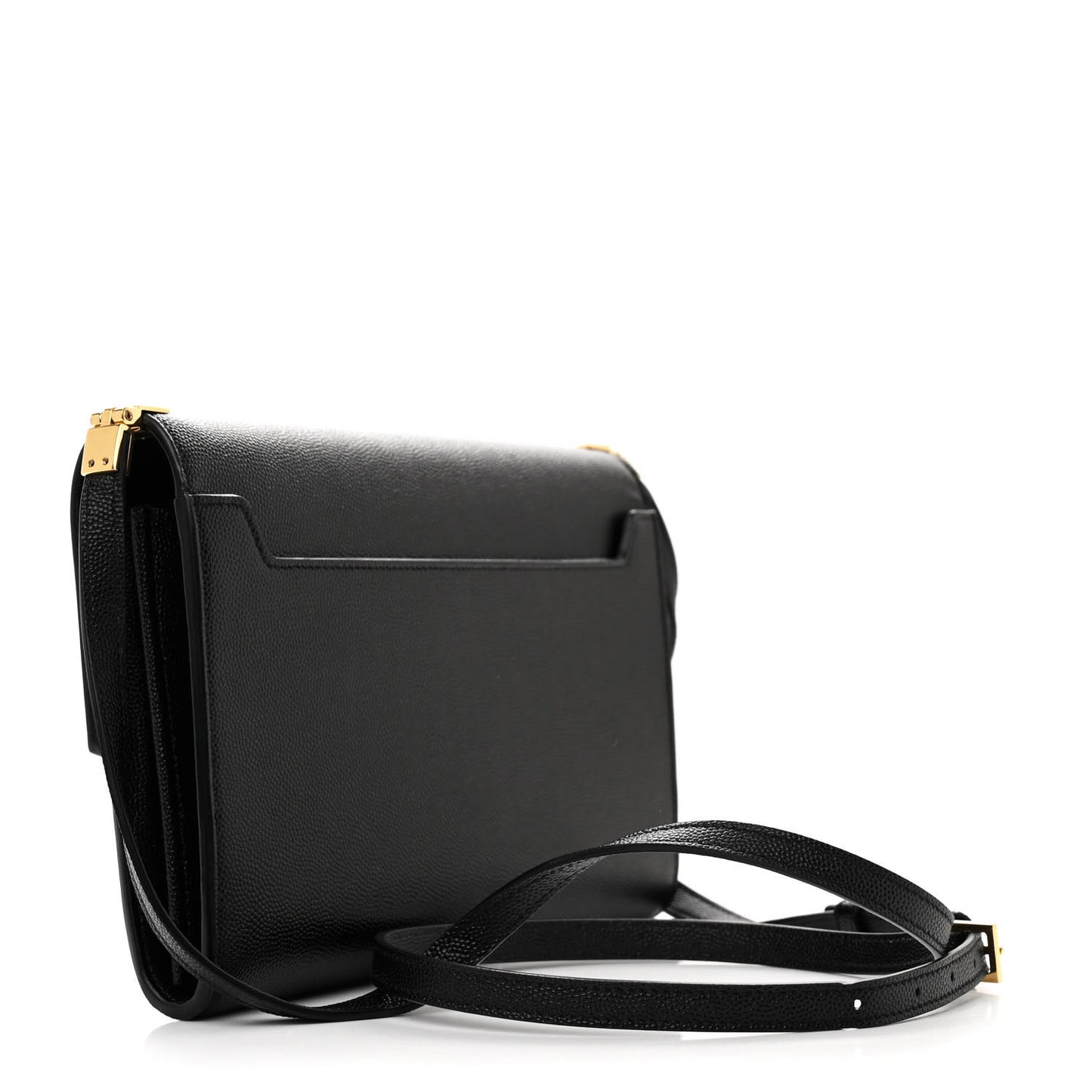 Grain de Poudre Mini Uptown Crossbody Bag Black