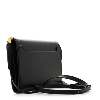 Saint Laurent Grain de Poudre Mini Uptown Crossbody Bag Black 3 of 14
