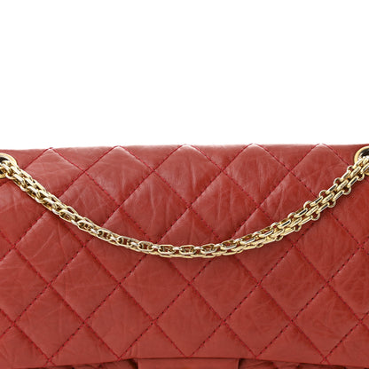 Chanel Aged Calfskin Quilted 2.55 Reissue 226 Flap Red 8 of 13