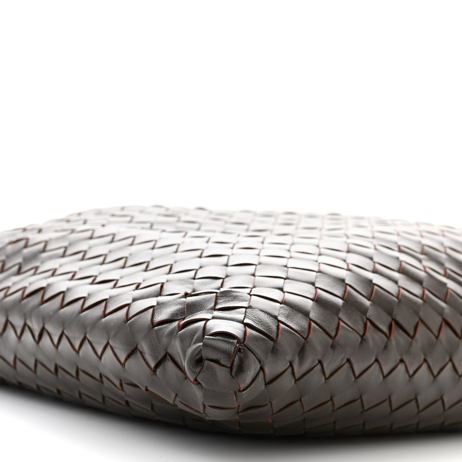 Bottega Veneta Calfskin Intrecciato Large Hop Ebano 9 of 10