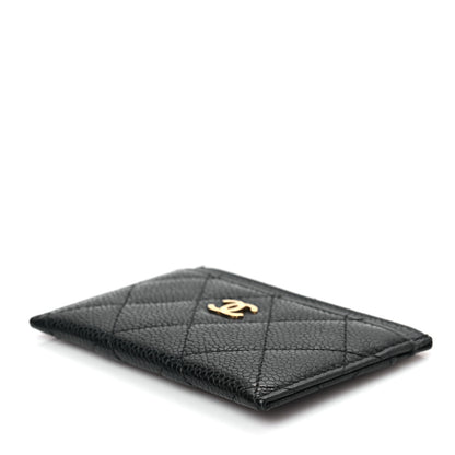 Chanel Caviar Quilted Card Holder Black 9 of 9