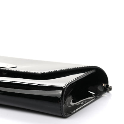 Christian Louboutin Patent Vero Dodat Clutch Black 9 of 10