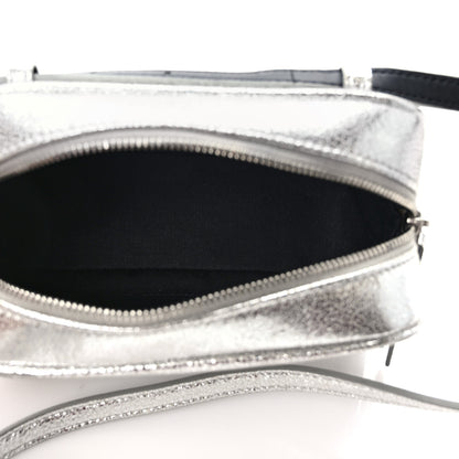 Saint Laurent Metallic Lambskin Monogram Lou Belt Bag Argento 4 of 7