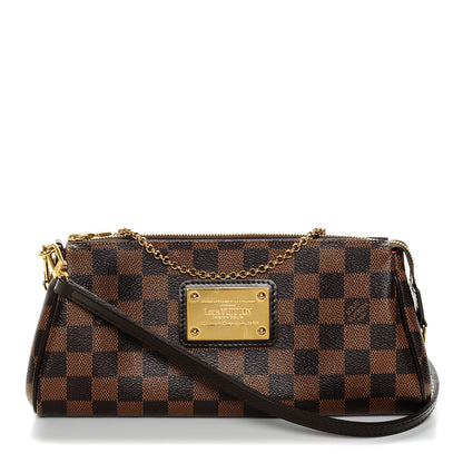 Louis Vuitton Damier Ebene Eva Clutch 1 of 5