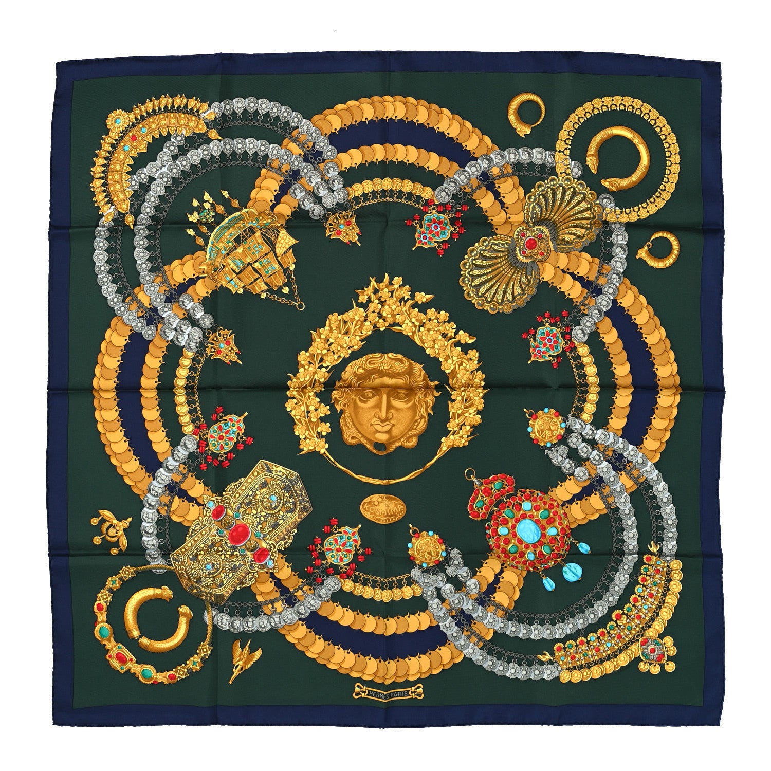 Hermes Silk Kosmima Scarf 90 1 of 5