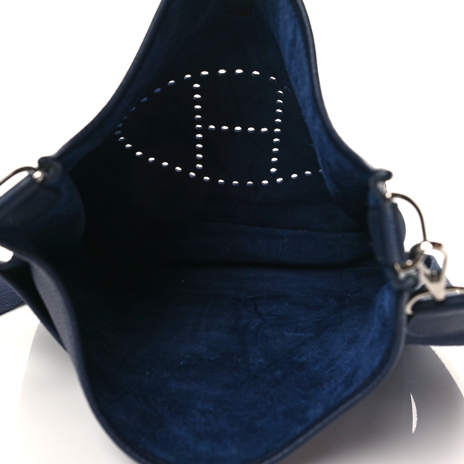 Hermes Taurillon Clemence Evelyne III GM Bleu Nuit 4 of 9