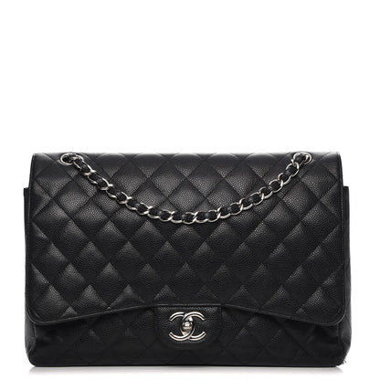 Chanel Caviar Quilted Maxi Double Flap Black 1 of 7