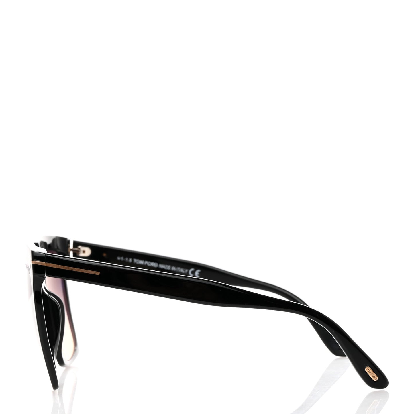 Acetate Sabrina Square Sunglasses TF764 Black
