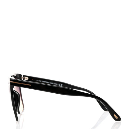 Tom Ford Acetate Sabrina Square Sunglasses TF764 Black 3 of 8
