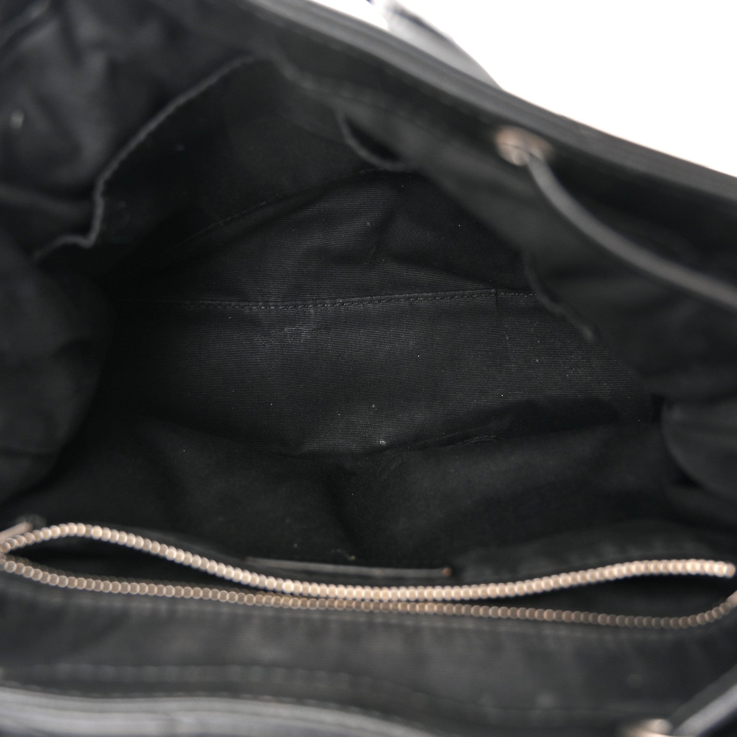 Saint Laurent Calfskin Y Quilted Monogram Small Loulou Backpack Black 5 of 14