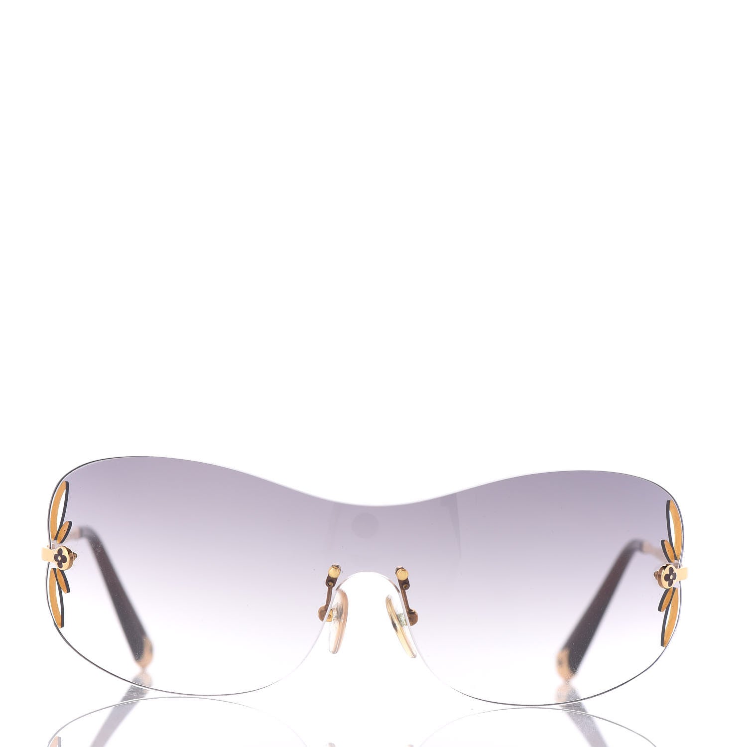 Louis Vuitton Lily Mask Sunglasses Z0540U Dark Grey 2 of 7