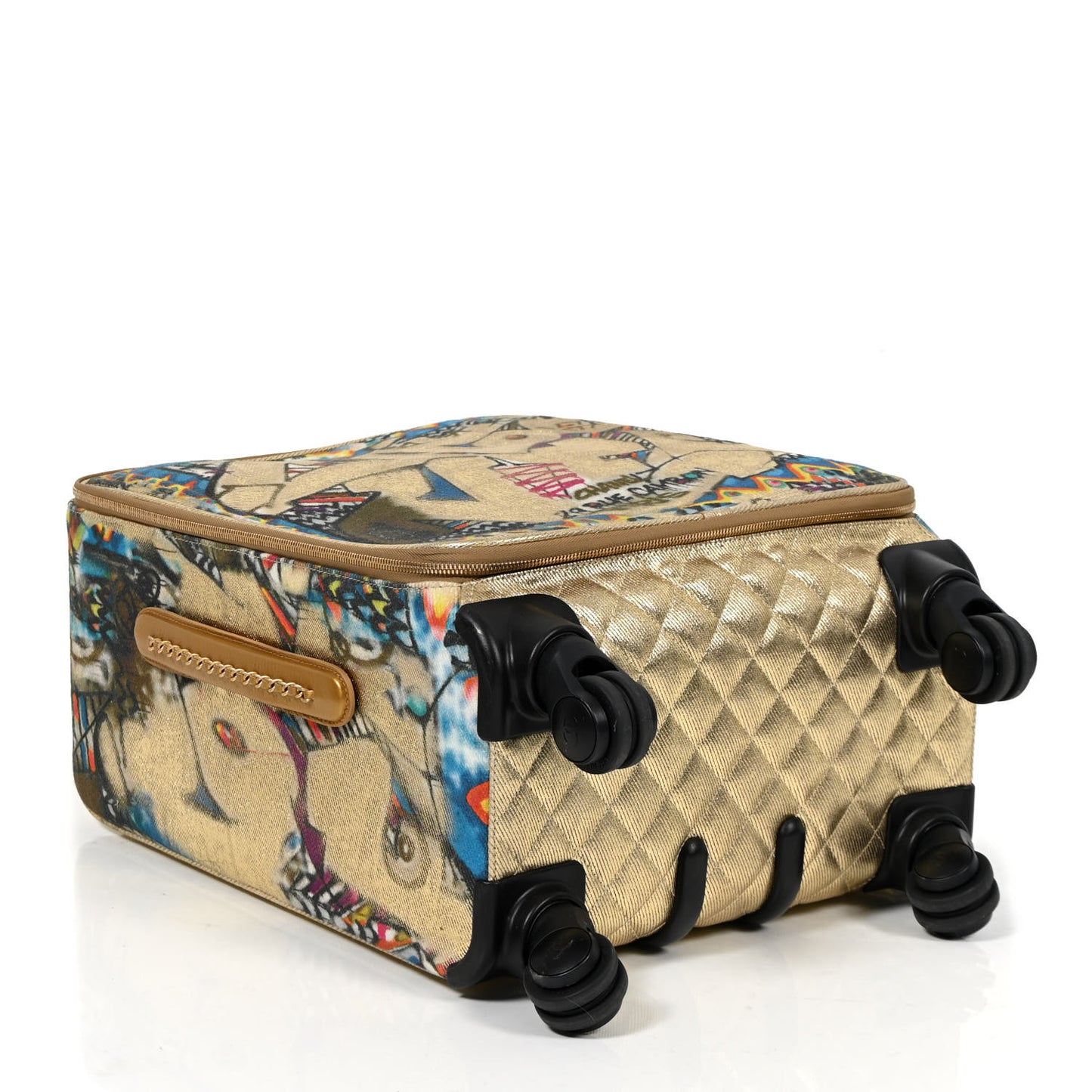 Graffiti Printed Canvas Street Spirit Trolley Multicolor