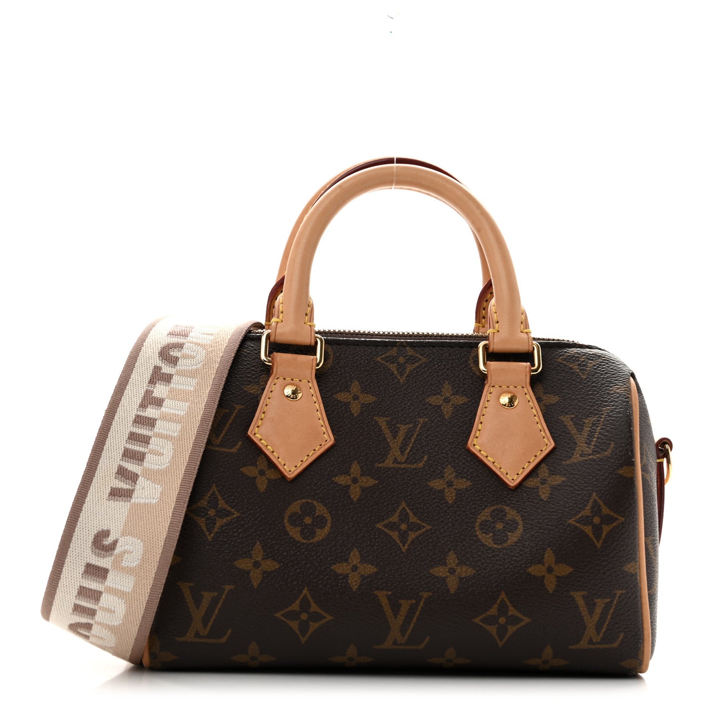 Monogram Speedy Bandouliere 20 Beige