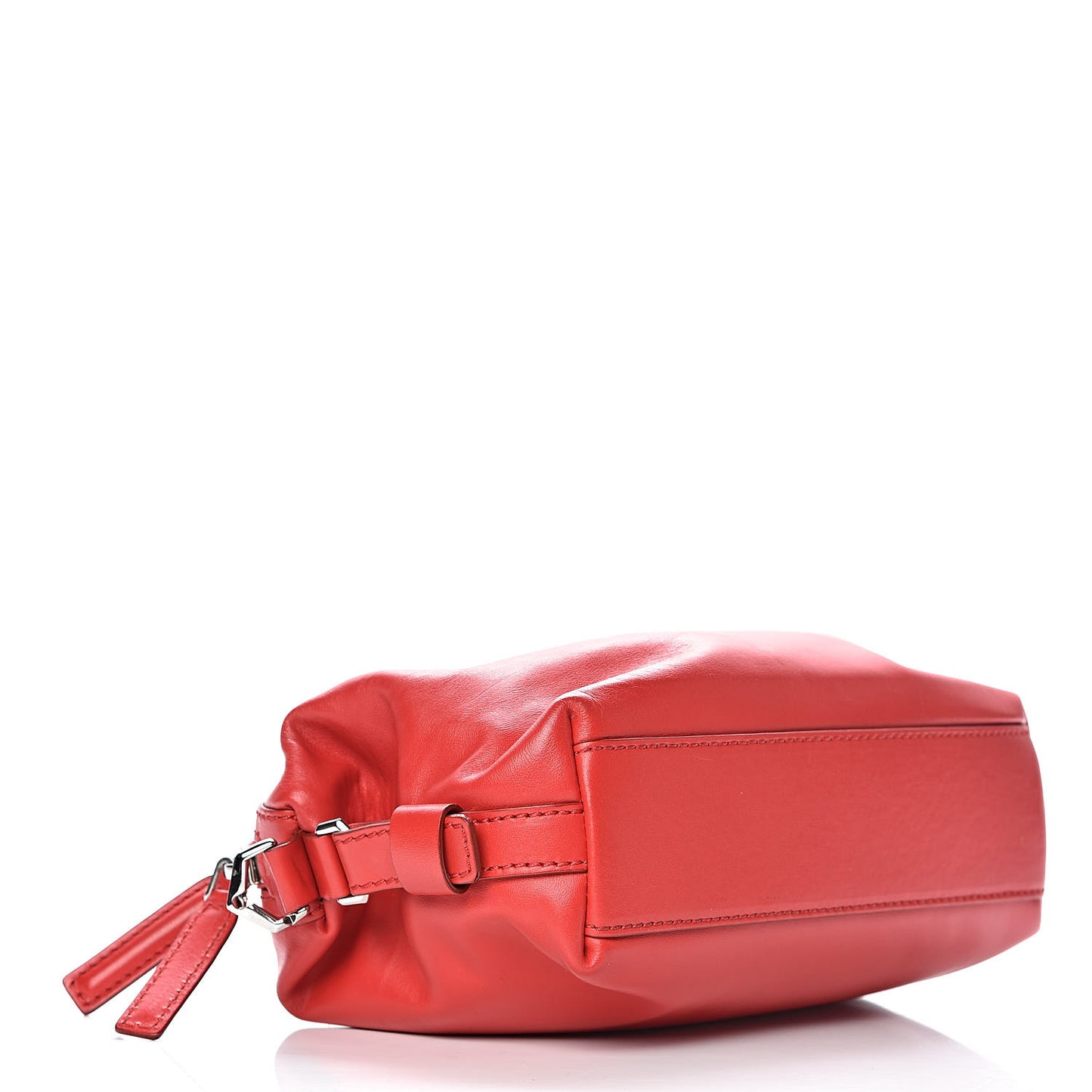 Waxed Calfskin Micro Nightingale Medium Red