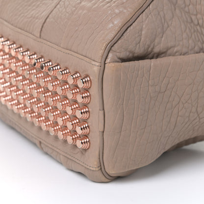 Alexander Wang Pebbled Lambskin Rocco Latte Rose Gold Hardware 7 of 13