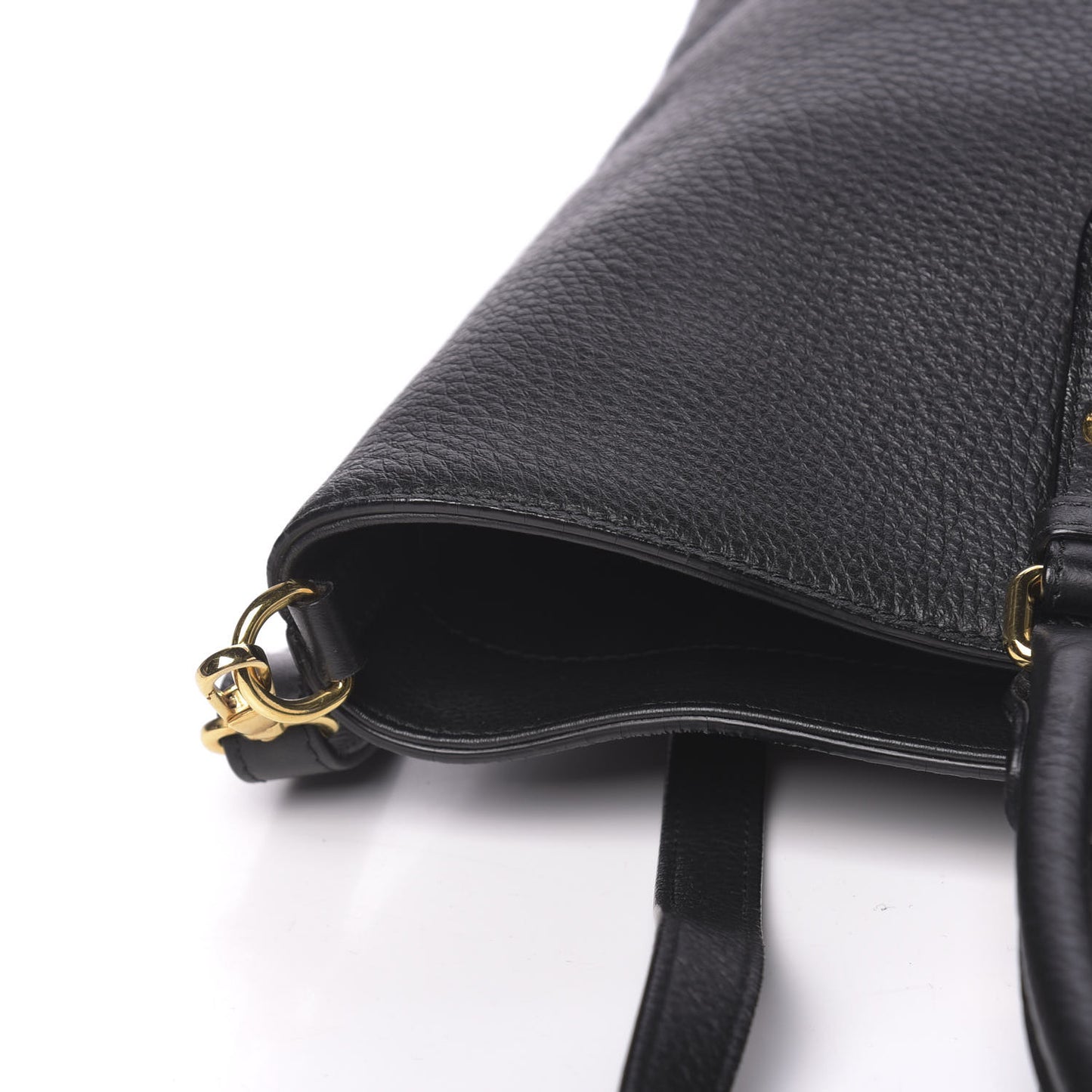 Cervo Embossed Vitello Medusa Tote Black
